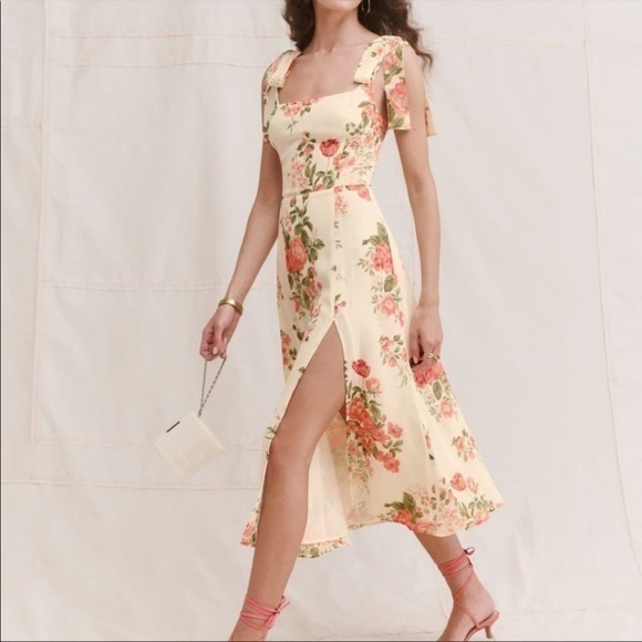 Reformation Twilight Dress in Corsage *NEW* - Picture 1 of 7